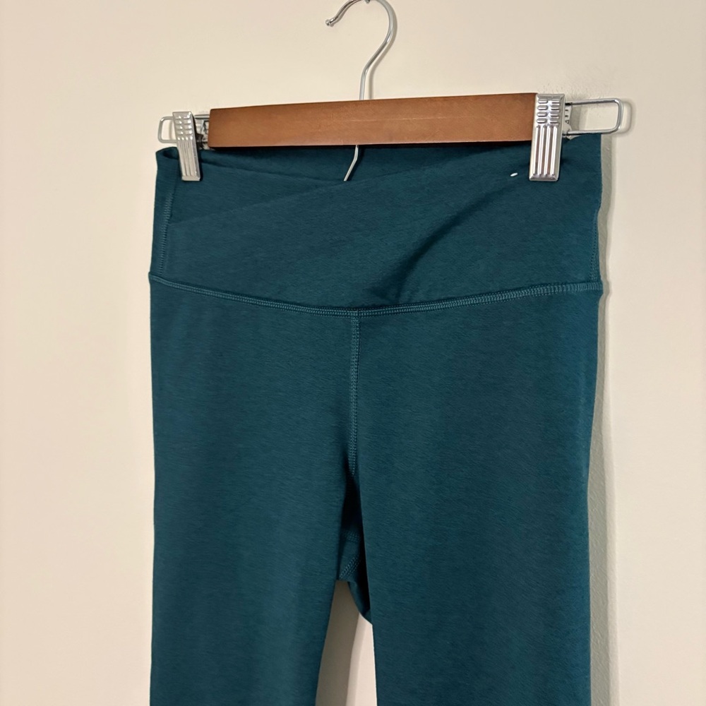 Old Navy Women’s Small Cloudcomfy Green Leggings High Rise fall cozy - Picture 3 of 7
